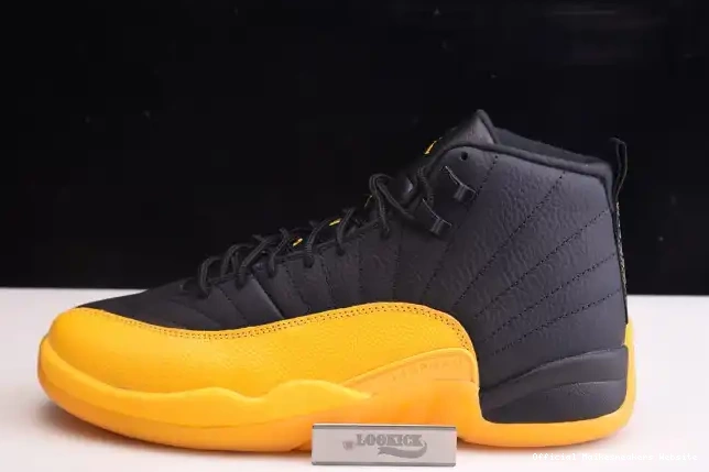 Official Maikesneakers 130690-070 Gold 12 University Jordan Retro Air Black 0517